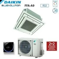 Climatizzatore Condizionatore Daikin a Cassetta Fully Flat 21000 BTU FFA60A9 + RZAG60A R-32 Wi-Fi Optional con Comando a Filo e Griglia Inclusi