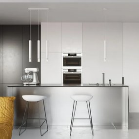 Sollux SL.0958 - Lampadario su corda VIZIER 2xG9/40W/230V bianco