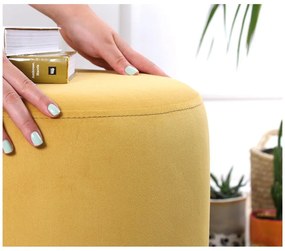 Sgabello giallo Ropp - Artie