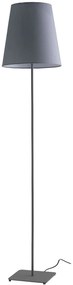 Lampadario Piantana Elvis  Table and Floor Lamp Colore Grigio 60W  Mis 34 x 155 cm