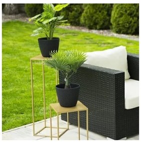 Portafiori 70x24 cm oro