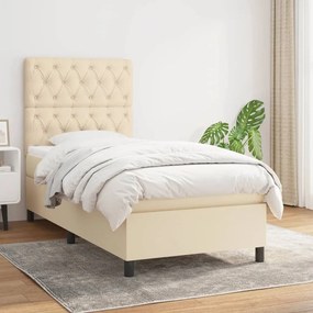 Giroletto A Molle Con Materasso Crema 80x200 Cm İntessuto /