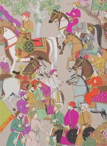 Manuel Canovas Carta da parati Dara - Taupe