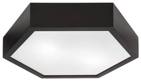 Plafoniera HEX 2xE27/60W/230V diametro 43 cm pino wenge