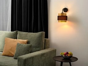 Osram - Lampada da parete DECOR HORNET 1xE27/10W/230V nero/oro