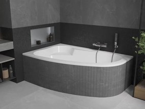 Mexen Westa vasca angolare sinistra 160 x 100 cm, bianca - 560116010001