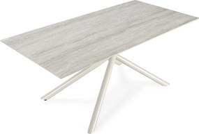 Tavolo da pranzo con piano in ceramica 90x180 cm Talia – Marckeric