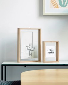 Kave Home - Cornice per foto Flavina 22 x 31 cm con finitura naturale