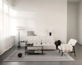 Tappeto in lana grigio 200x300 cm Morphic Rocca - Agnella