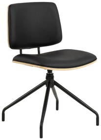 Sedia da pranzo nera Owen - Actona