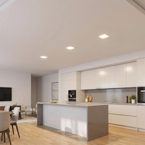 Pannello LED Quadrato 18W foro da 180 a 210mm CCT Bianco Variabile - LEDISENS Colore Bianco Variabile CCT