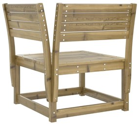 Set Salotto da Giardino 7 pz in Legno Impregnato di Pino