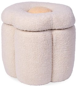 Childhome - Sgabello FIORE diametro 35 cm color crema