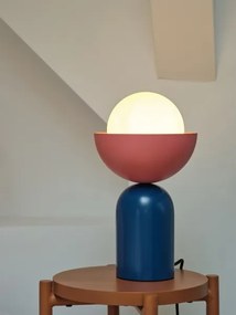 Osram - Lampada da tavolo DECOR BOWL 1xE14/25W/230V blu/rosa