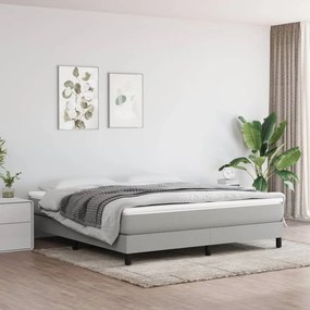 Materasso A Molle Insacchettate Grigio Chiaro 160x200x20 Cm /