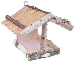 Mangiatoia da parete in legno per uccelli, altezza 24,5 cm - Esschert Design