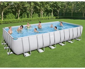 Power Steel Piscina Rettangolare 732x366x132 Cm /