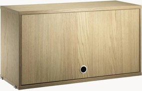 Armadietto con anta ribaltabile String System, larg. 78 x prof. 30 cm
