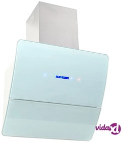 vidaXL Cappa Aspirante a Muro Acciaio Inox 756 m³/h 60 cm Bianca