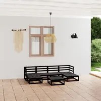 Set Divani da Giardino 7 pz in Legno Massello di Pino 3076073