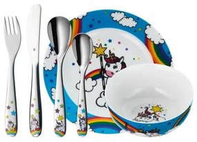 WMF - Set di stoviglie per bambini UNICORN, 6 pezzi