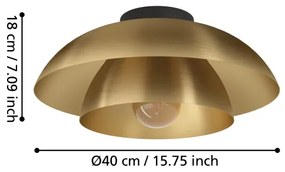 Eglo 900848 - Plafoniera CENCIARA 1xE27/40W/230V