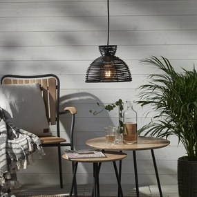 Paralume nero da esterno per plafoniera , ø 26 cm Runde - Star Trading