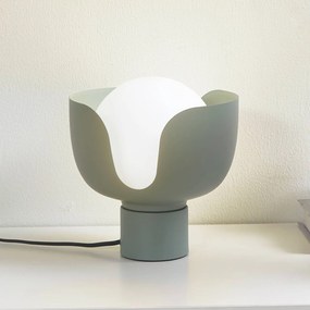 Lampada da tavolo Fiora Lindby, Verde, Soggiorno / Sala da pranzo, Metallo, Moderno, Lampada da tavolo