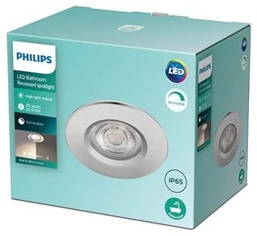 Philips - Faretto LED da incasso per bagno dimmerabile DIVE 1xLED/5W/230V IP65