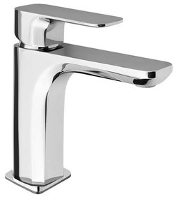 Rubinetto per lavandino in argento lucido verticale Spy – Sapho