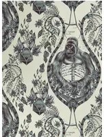 Clarke & Clarke Carta da parati Silverback - Gold