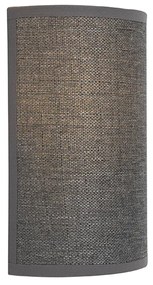 Lampada da parete moderna grigia - Simple Drum Jute