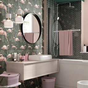 Lavabo da appoggio Paddle OLYMPIA CERAMICA rettangolare in ceramica L 60 x H 40 x P 40 cm bianco