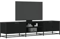 Mobile Porta TV Nero 180x35x41 cm in Truciolato 3300775