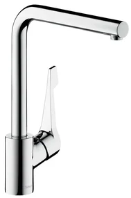 Rubinetto da cucina fisso a l Cento L argento cromato lucido HANSGROHE