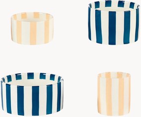 Set di 4 ciotole per antipasti in ceramica a righe Twine
