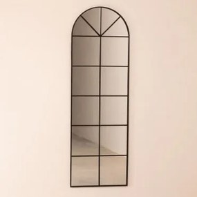 Specchio da Parete in Metallo Effetto Finestra (180x59 cm) Paola L - Sklum