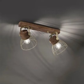 Leuchten Direkt 11487-60 - Faretto ALAMI 2xE27/25W/230V