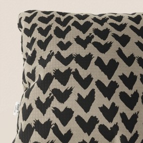 Arrow cuscini geometrici disponibile in diversi colori realizzato in tessuto Idrorepellente tortora
