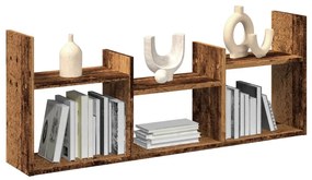 Mobile A Parete 100x18x40 Cm Legno Antico İn Legno Multistrato /