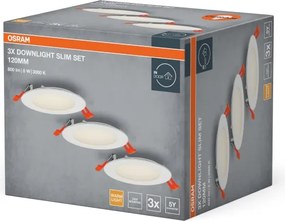 Osram - Set da 3 faretti da incasso SPOT LED/8W/230V 3000K bianco