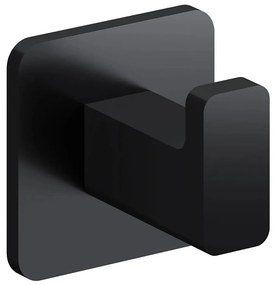 OMNIRES NL80115BL - Gancio a muro NELSON opaco nero