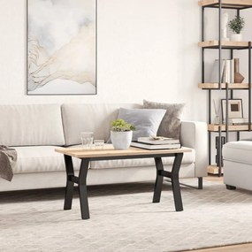 Telaio gambe a y per tavolino da salotto 80x40x43 cm in ghisa