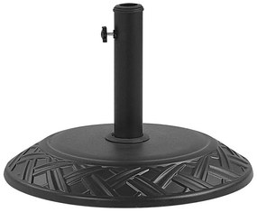 Base per ombrellone in cemento nero ⌀ 50cm CAPACI Beliani