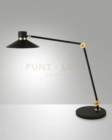 Panarea lampada da tavolo nero a led cct 3000k - 4000k - 5000k - 60...