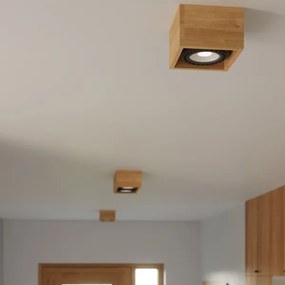 Sollux SL.0916 - Plafoniera QUATRO 2xGU10/40W/230V faggio