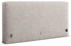 Testiera beige in imbottito 189x100 cm Olivia – Micadoni