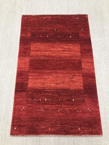 Loribaft Tappeto 80 x 130 Rosso (Iran) Annodato A Mano
