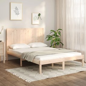 Giroletto Senza Materasso 160x200 Cm İn Legno Massello Di Pino /