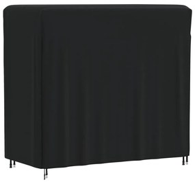Copertura Per Porta Legna Nera 122x61x106 Cm 420d Oxford /